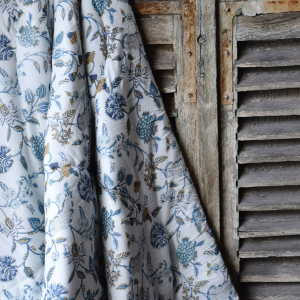 Blue & White Floral
