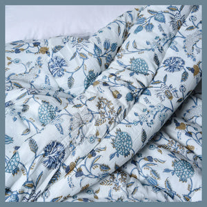 Blue & White Floral
