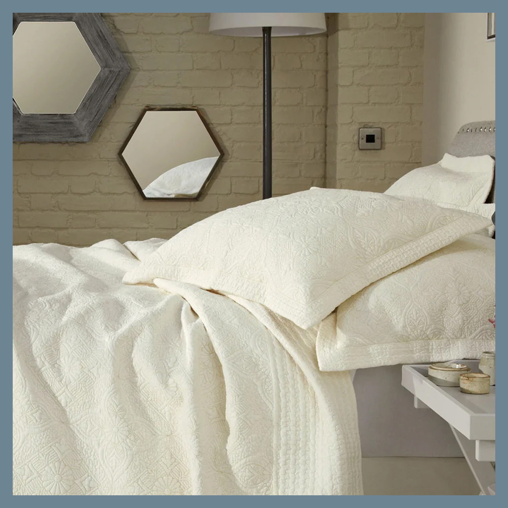 Burford Cream Bedspread