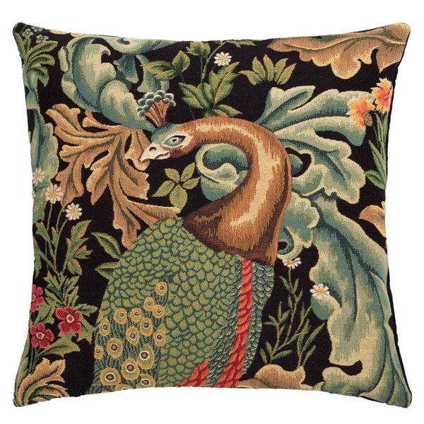 Forest Peacock Cushion