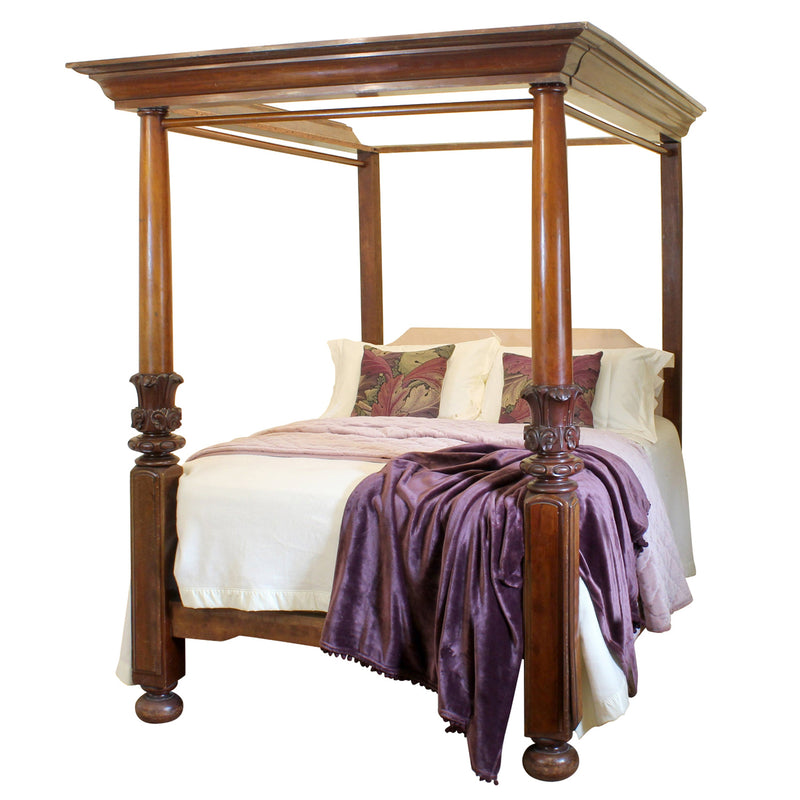 Victorian Mahogany Four Poster Bed W4P11