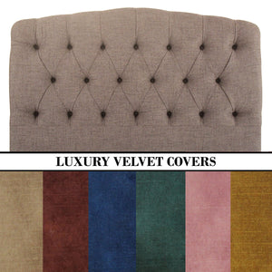 Garnet Headboard - Velvet Range