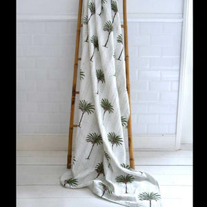 Kantha Throw - Palm Tree