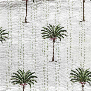 Kantha Throw - Palm Tree