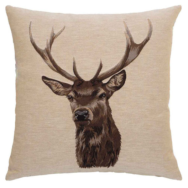 Beige Stag Cushion