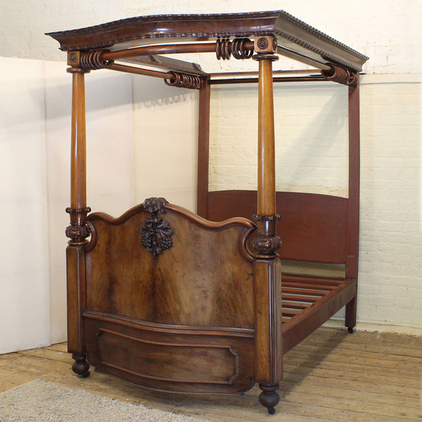 Victorian Mahogany Four Poster Bed W4P9