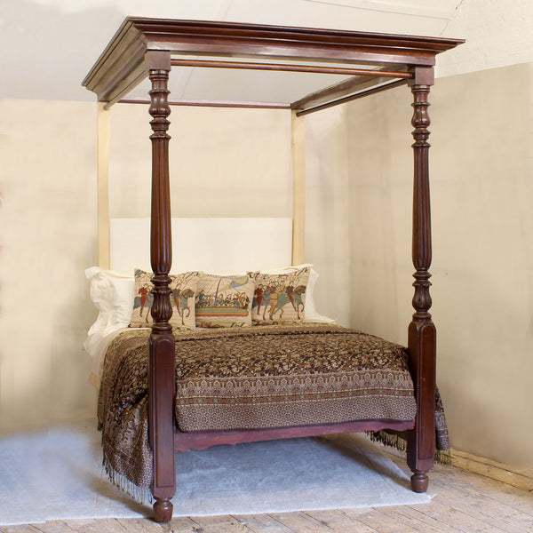 Mahogany Four Poster Bed W4P12